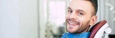 Man smiling during Botox treatment in Beachwood, OH
