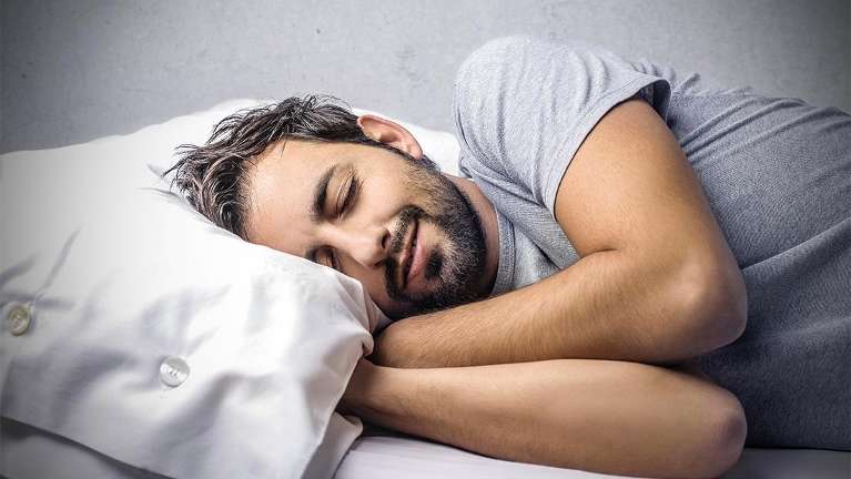 Man sleeping after Apnea Treatment in Beachwood, OH